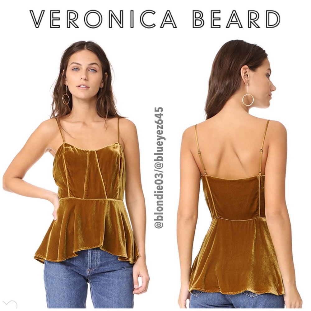 Veronica Beard “Sebastian” velvet bustier cami 8
